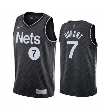 Camiseta Hombre Brooklyn Nets Kevin Durant 7 2020-21 Earned Edition Swingman